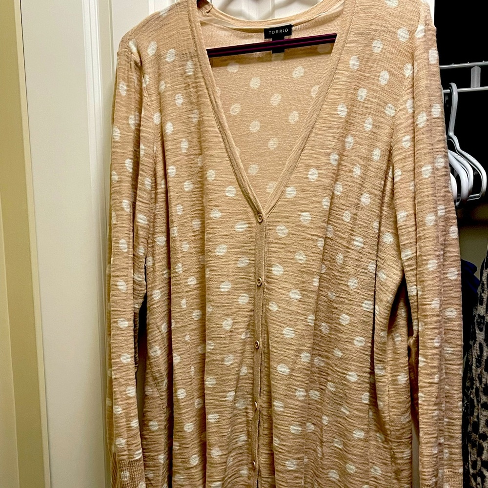 Polka Dot Cardigan Torrid